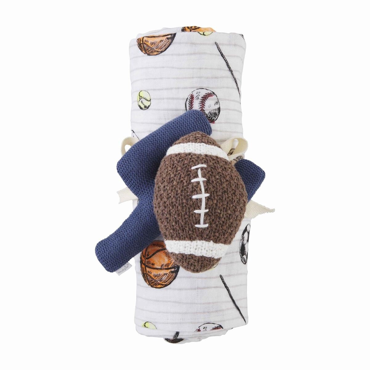 Football Swaddle Blanket