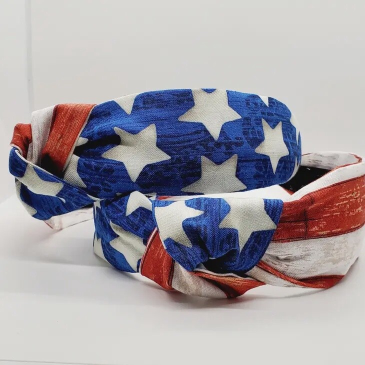 American Flag Headband