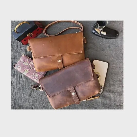 Genuine Leather Crossbody