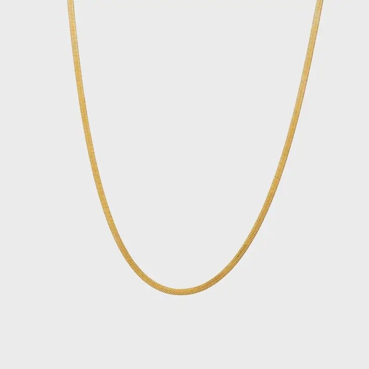 Micro Herringbone Necklace