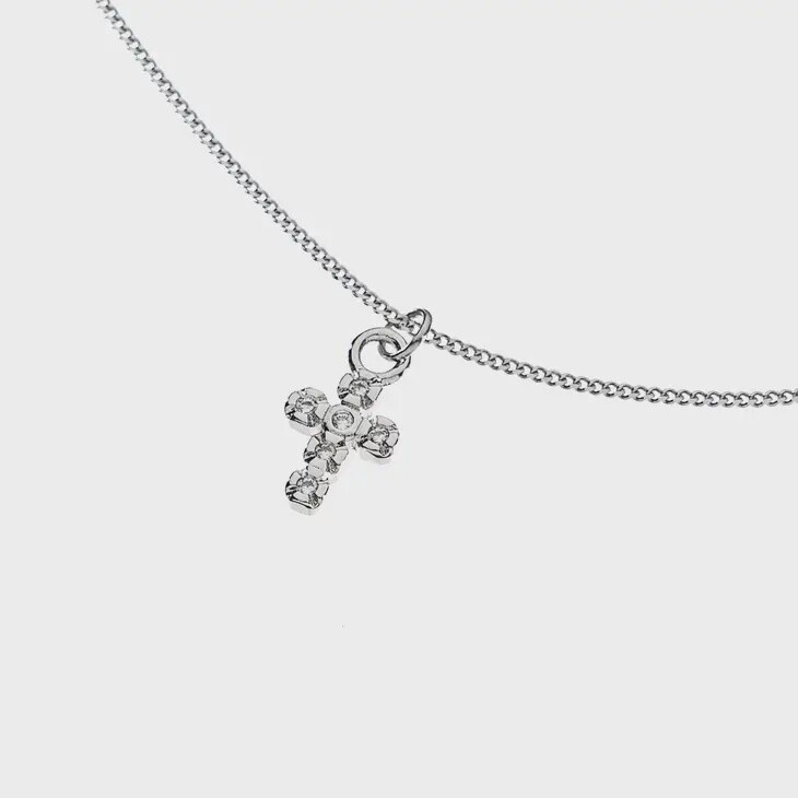 Silver Cross Necklace