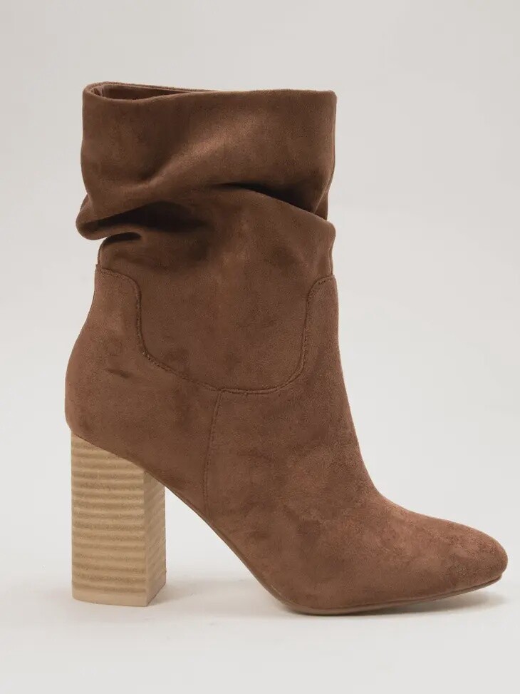 Darby Suede Slouch Bootie
