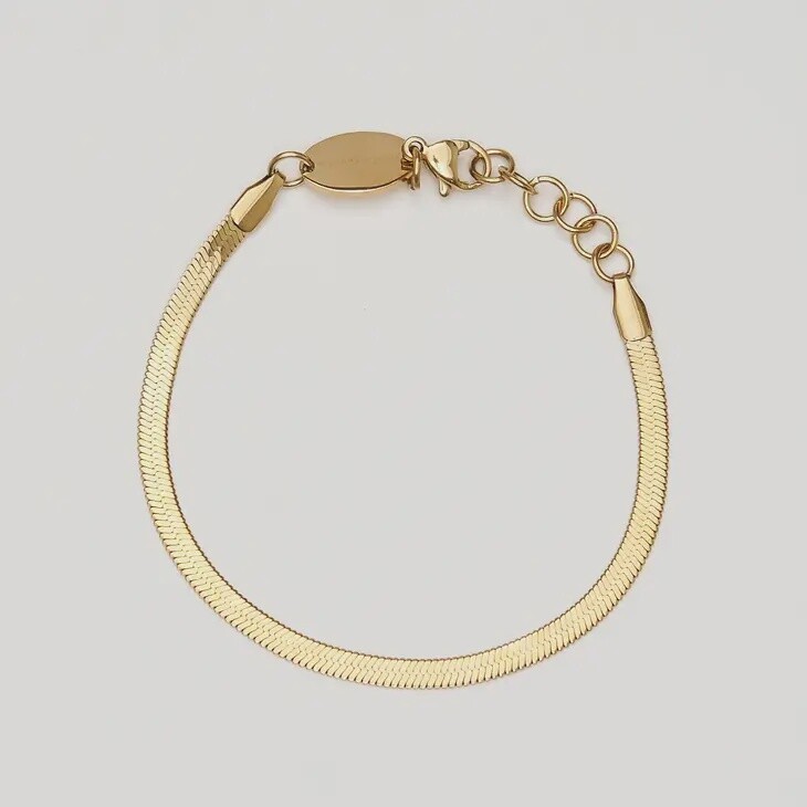Dainty Herringbone Bracelet