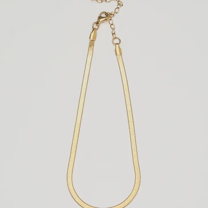 Herringbone Anklet