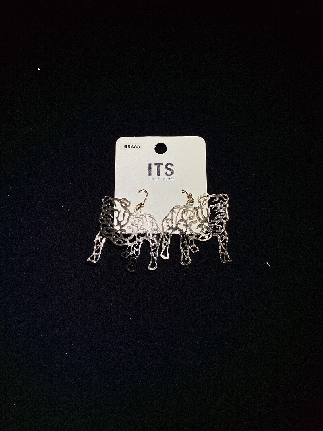 Bulldog Body Earrings
