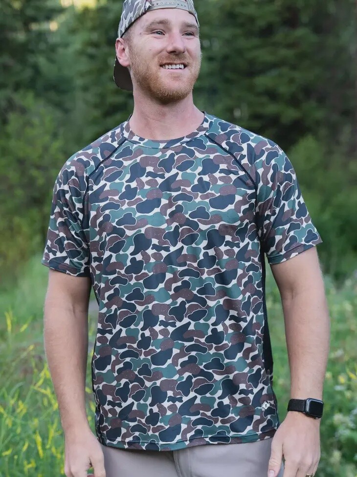 Performance Tee, Size: M, Style: Throwback Camo