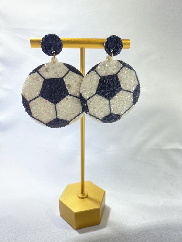 Sequined Ball Earrings