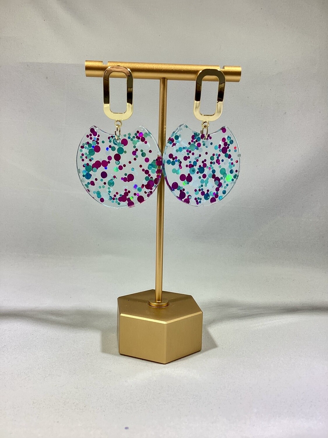 Acrylic Mermaid Earrings