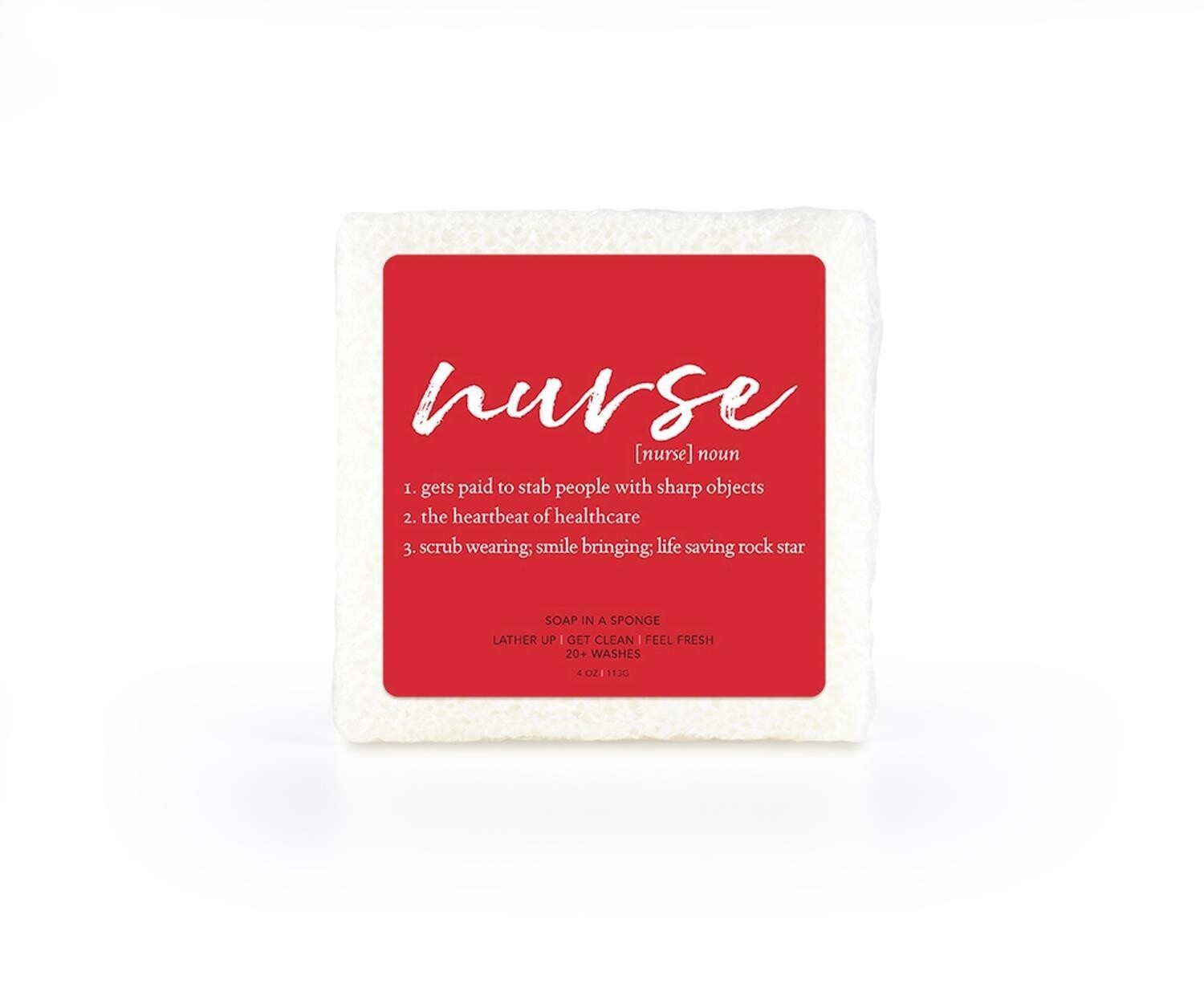 Soap Sponge, Saying: Nurse