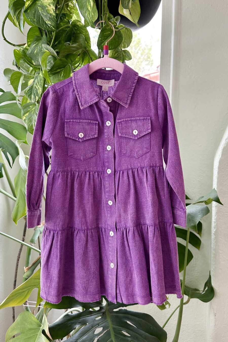 Kids Washed Mini Dress
