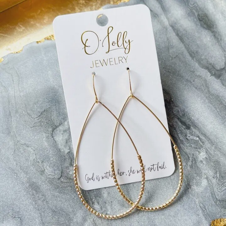 Gold Scrolled Earrings