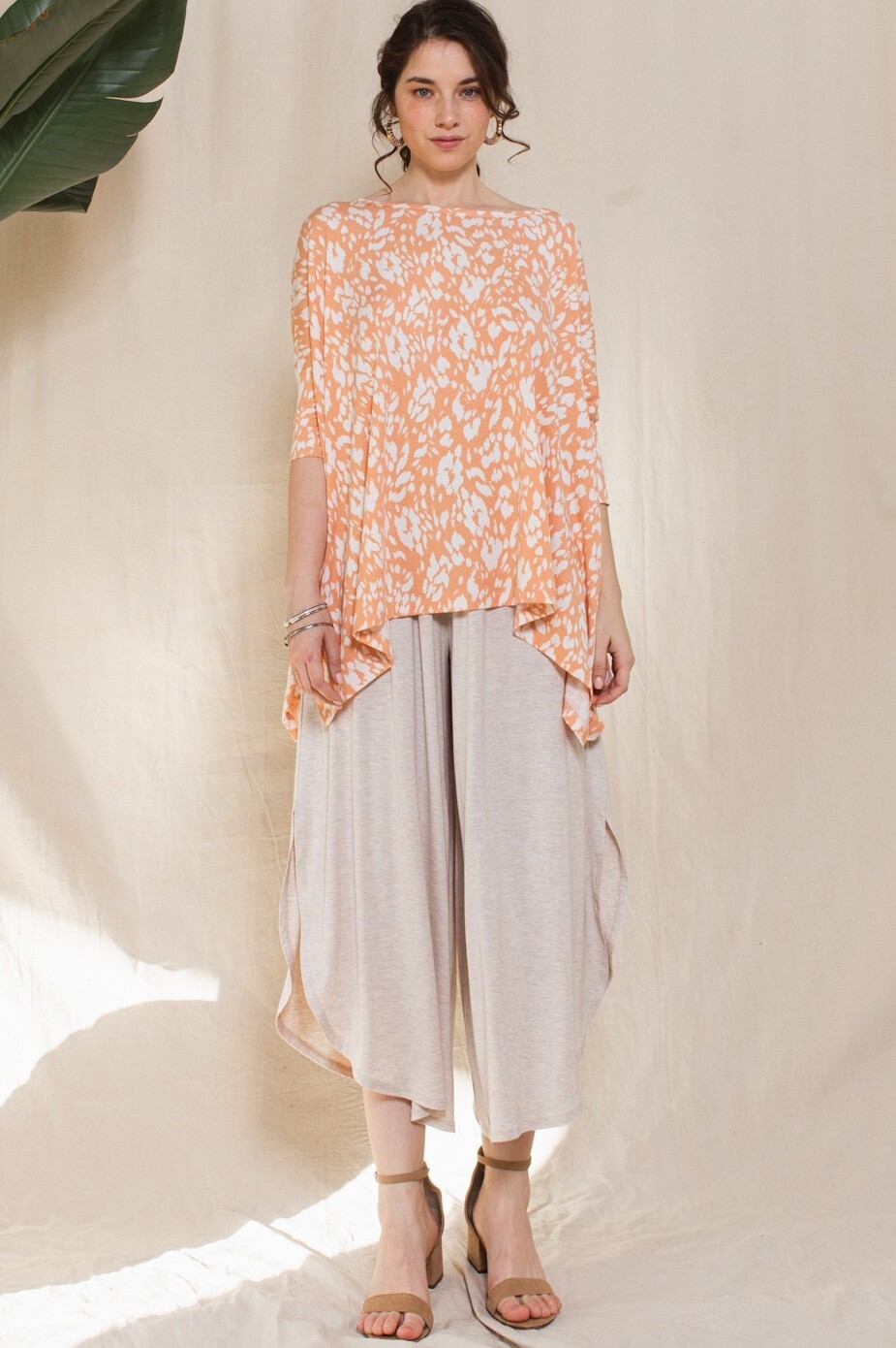 Geo Printed Tunic Top