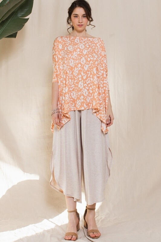Geo Printed Tunic Top