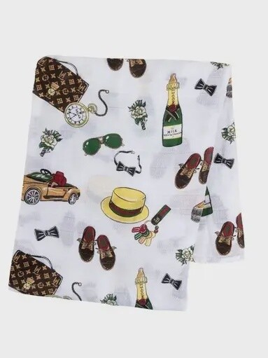 Dapper Napper Swaddle Blanket
