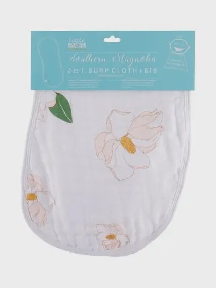 Magnolia Burp/Bib Combo