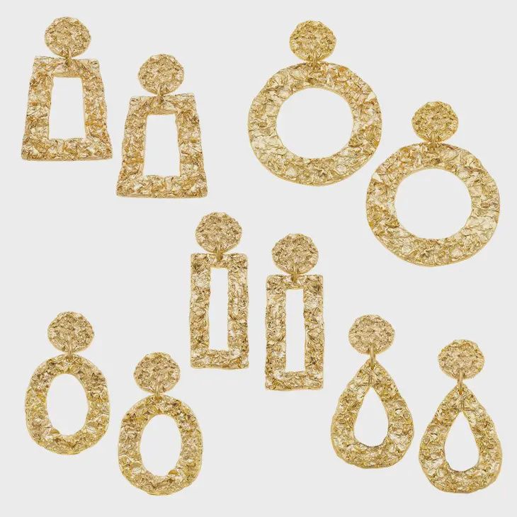Belle Earrings, Style: Round
