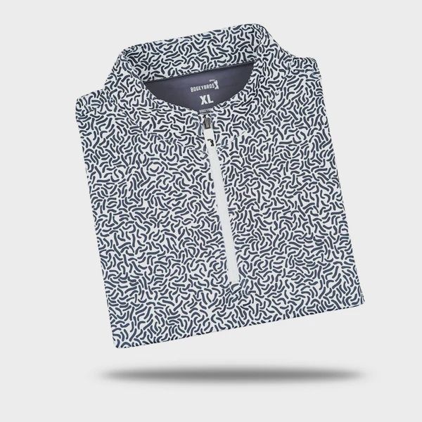Q-Zip Pullover, Size: M, Style: Woozy Worms