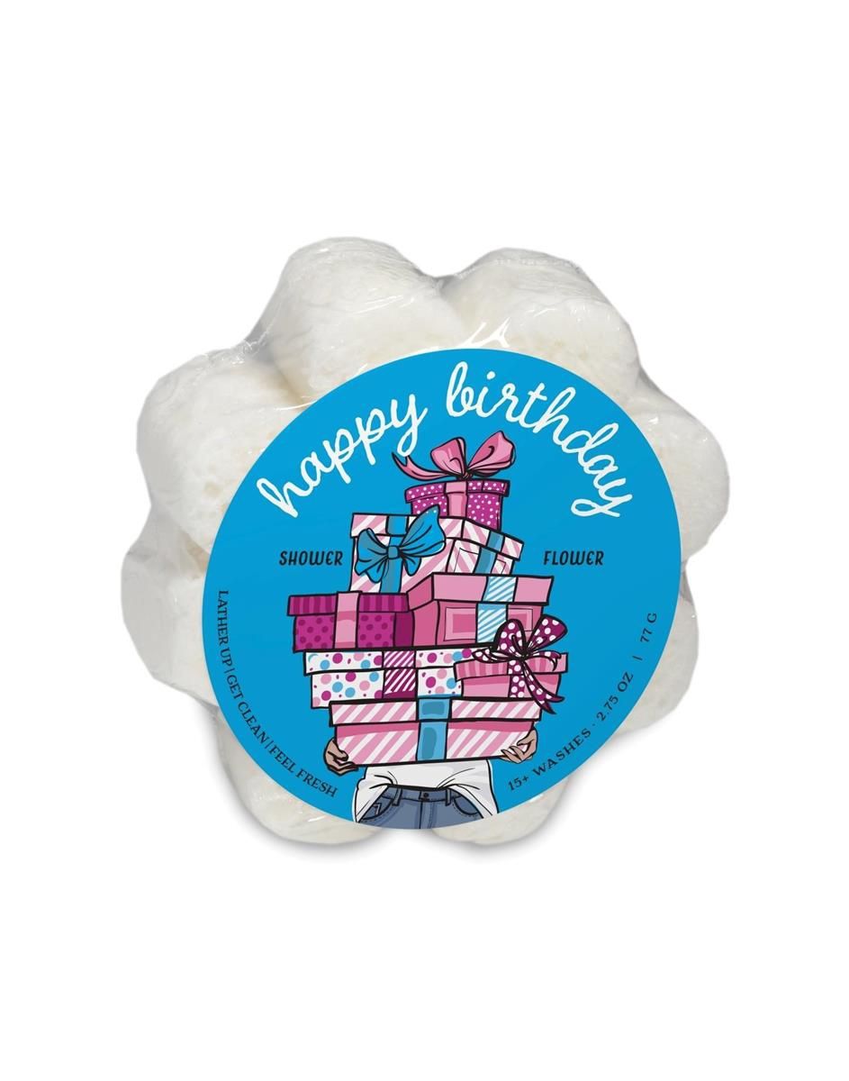 Bright Sponge, Saying: Happy Birthday