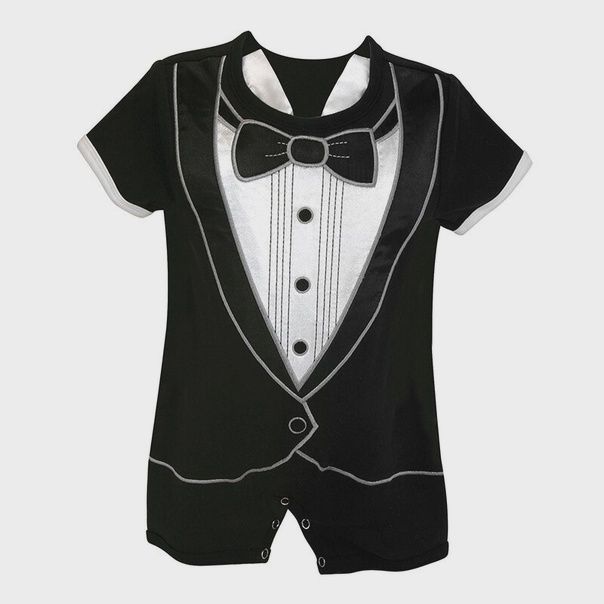 Tuxedo Romper
