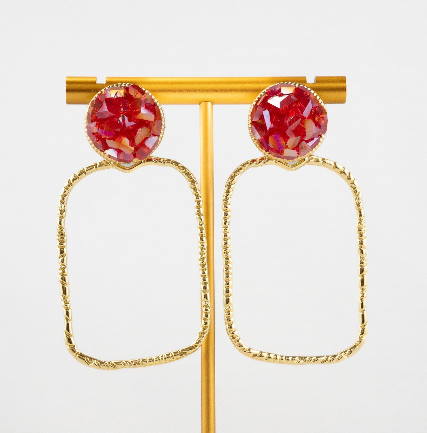 Glass Crystal Earrings