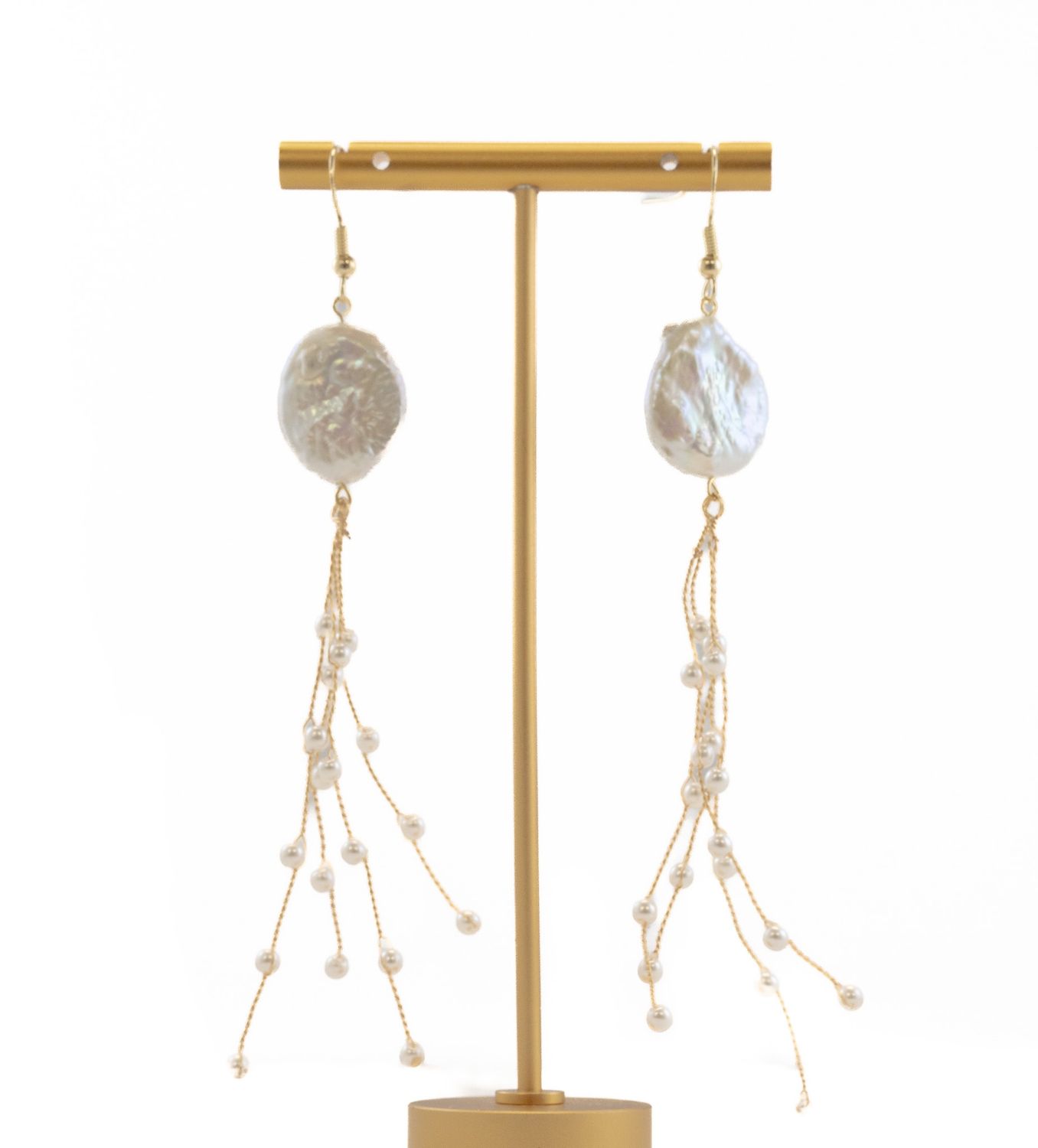 Freshwater Pearl Cascade Earrings
