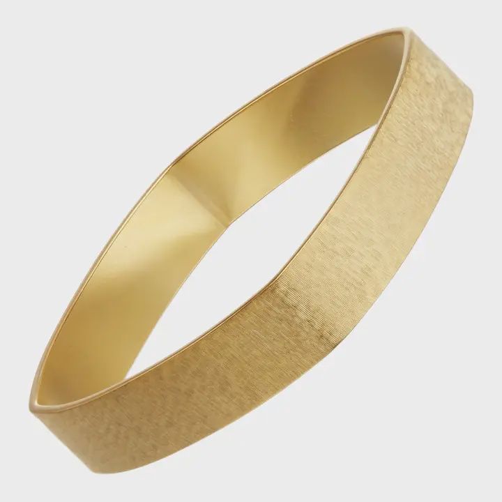 Kaufmann Textured Sq Bangle