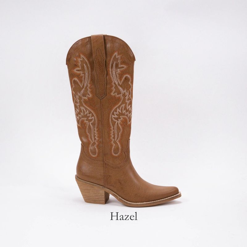 Natalie Embroidery Tall Cowboy Boot