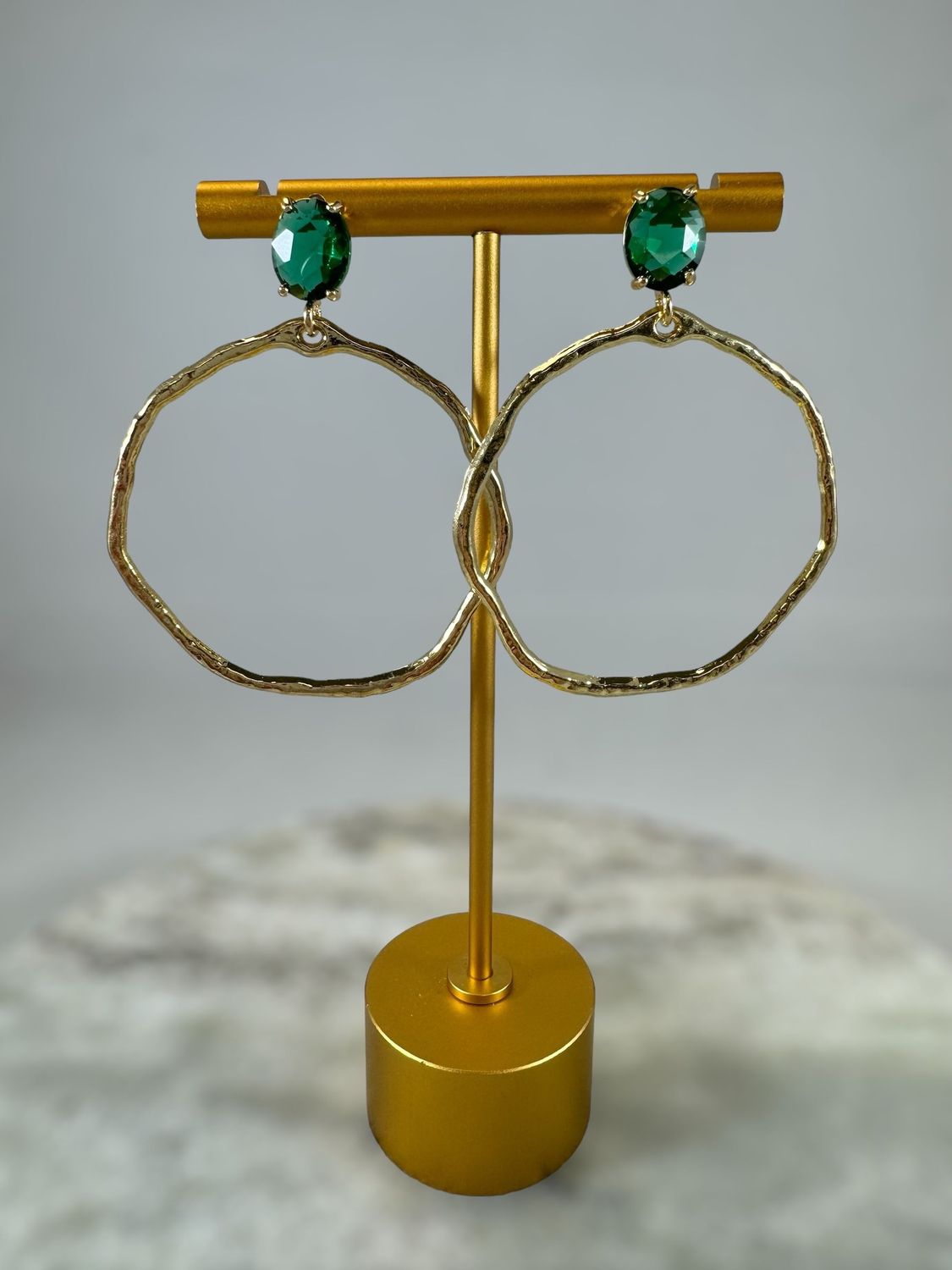 Margo Earring Collection, color: Emerald