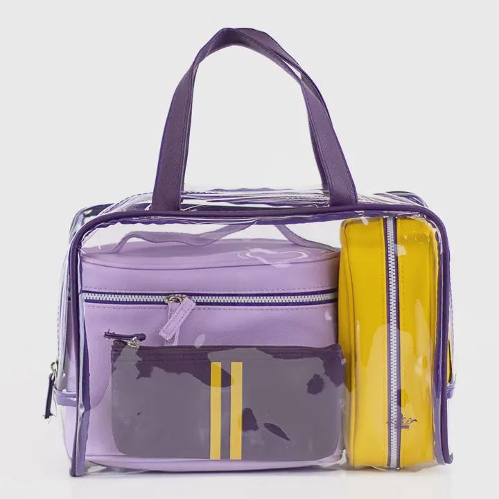 Livie Travel Gift Set Purple/Yellow