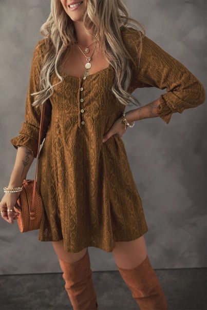 Lace Mini Dress