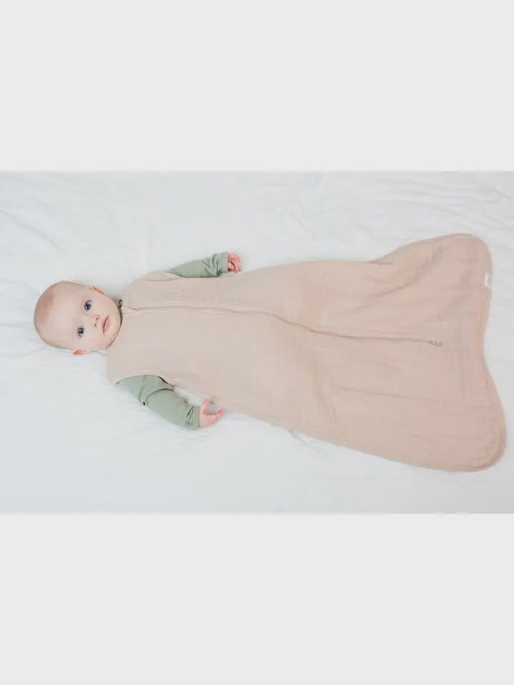 Cotton Sleep Sack 0-6, color: Beige