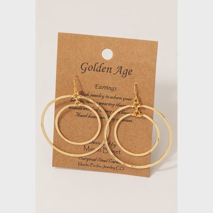 Double Circle Earrings