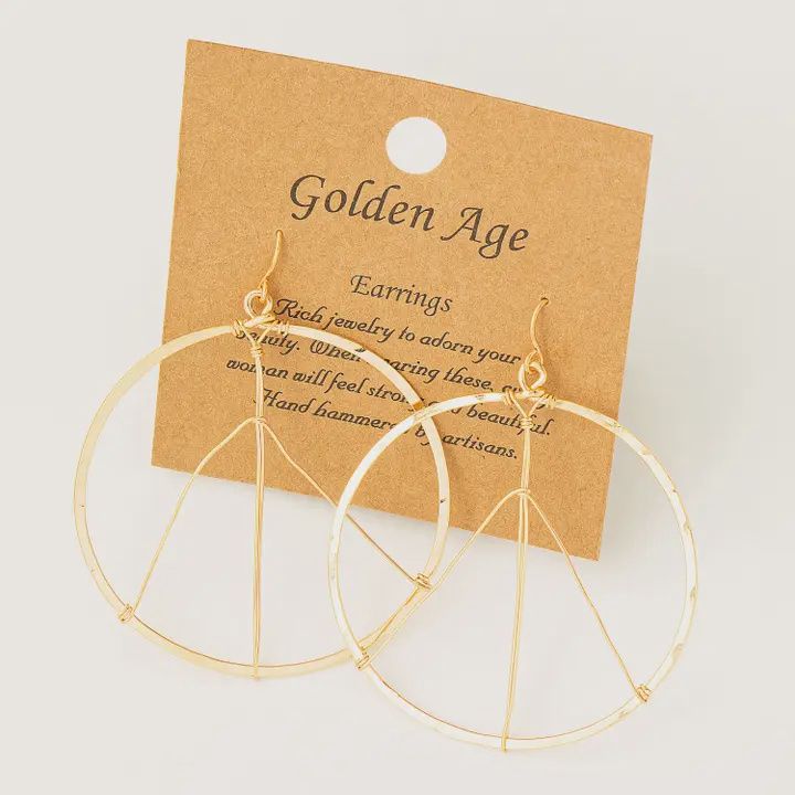 Peace Sign Earrings