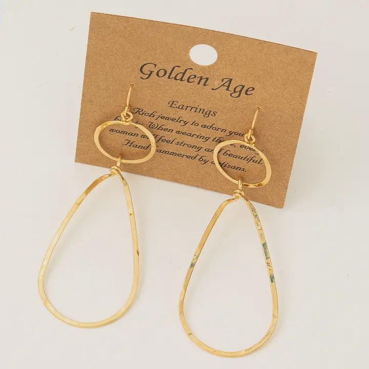 Wired Teardrop Earring