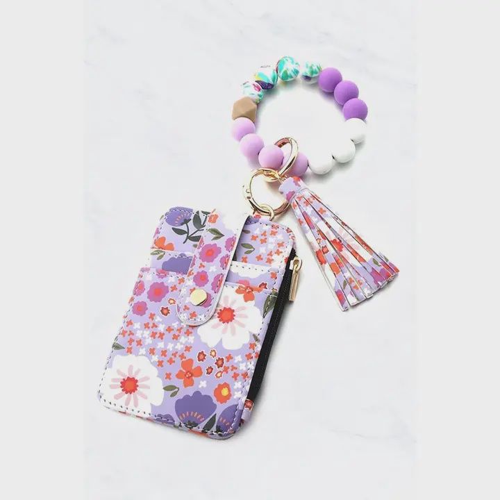 Keychain Floral Wallet