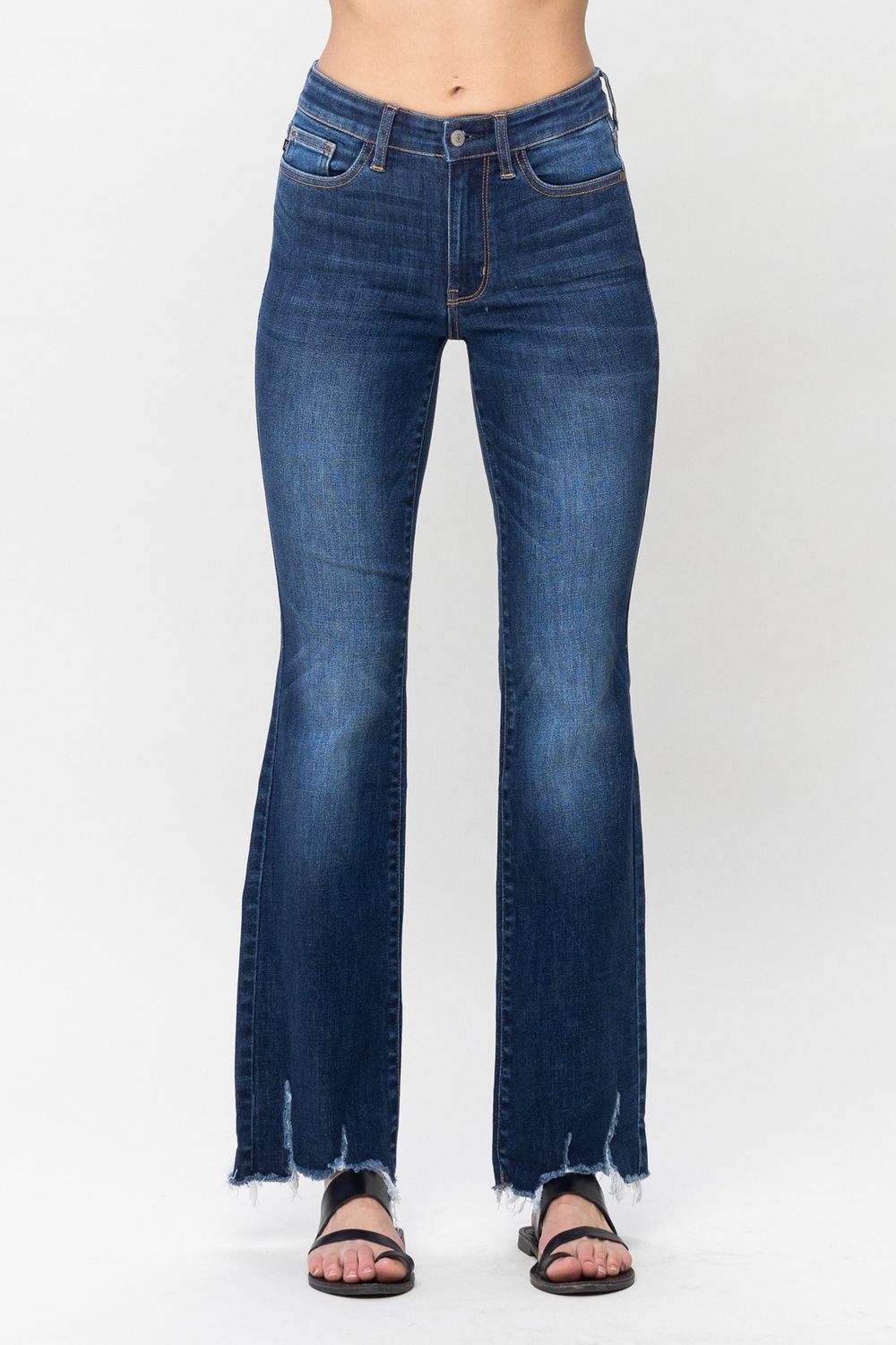Mid-Rise Non-Distressed Hem Bootcut