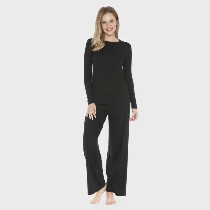Buttery Soft PJ Set, color: Black, Size: S