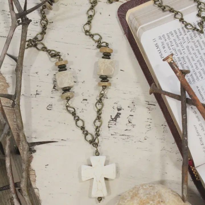 The Promised Land Cross Necklace