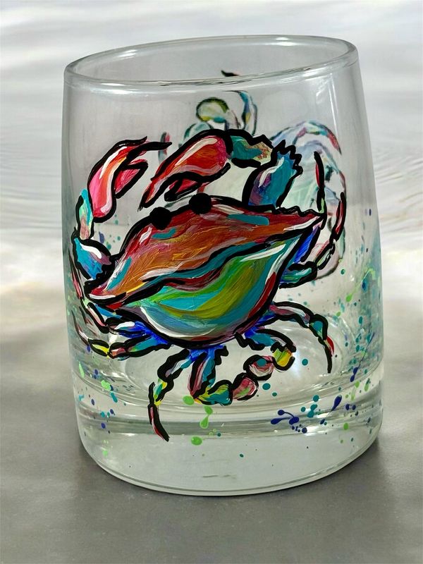 Hand Painted Highball Glasses