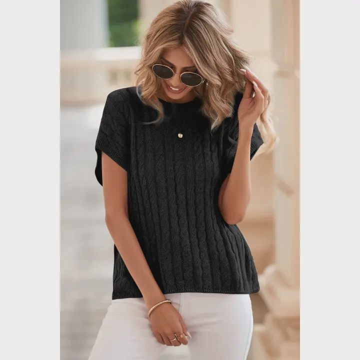 CrewNeck Cable Knit Sweater