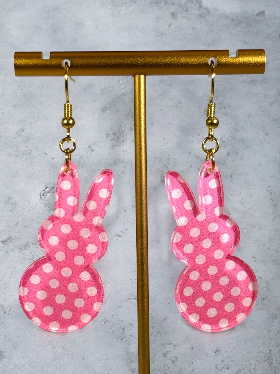 Acrylic Bunny Earrings