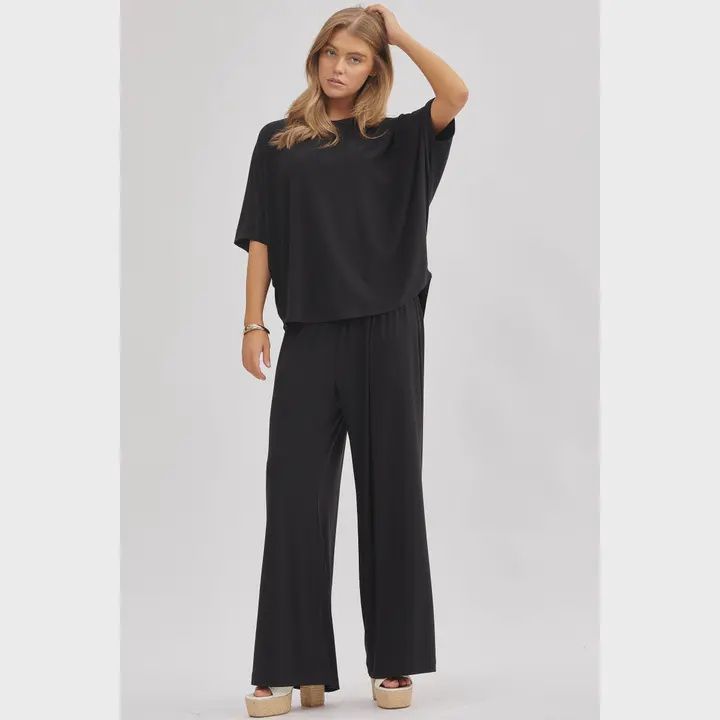 Flowy Travel Set, color: Black, Size: S