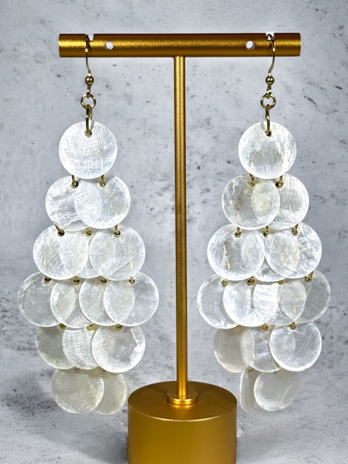 Shell Chandelier Earrings