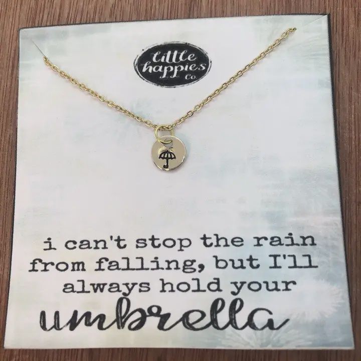 Umbrella Necklace-Encouragement