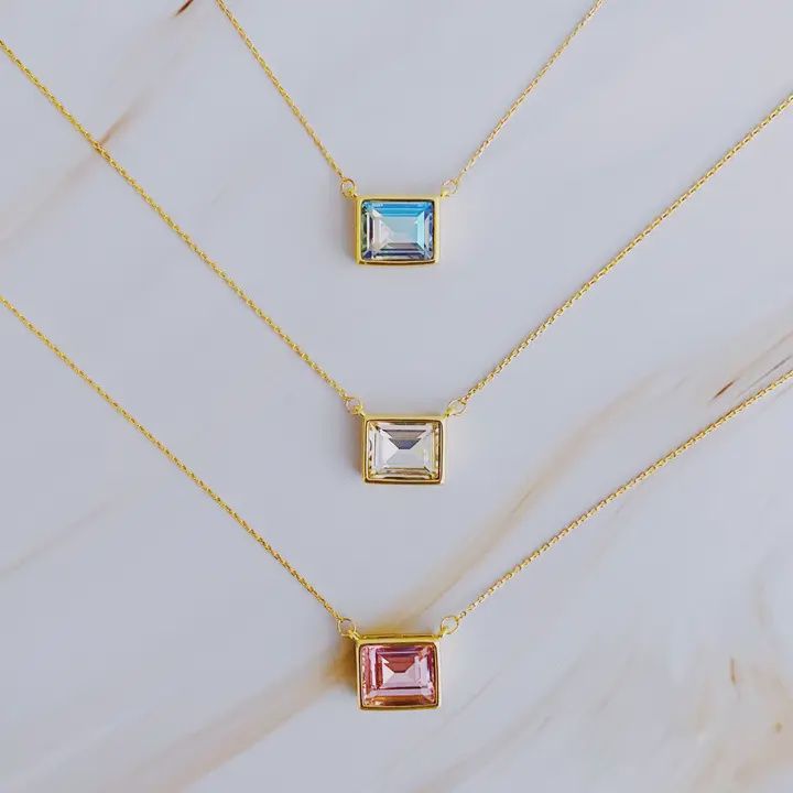 Square Pendant Necklace