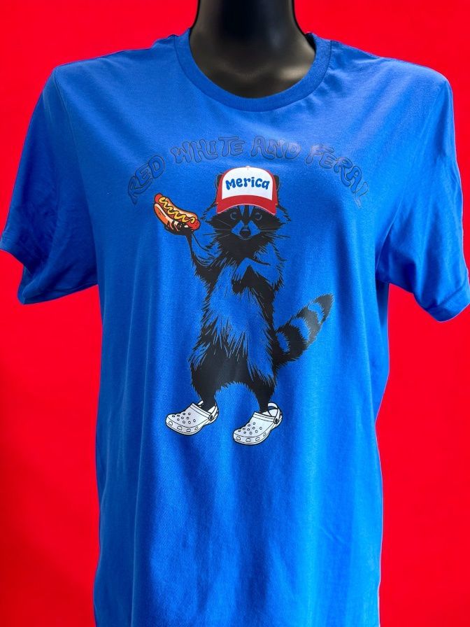 Red, White &amp; Feral Tee