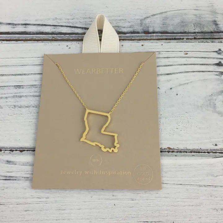 LA Cut out Necklace