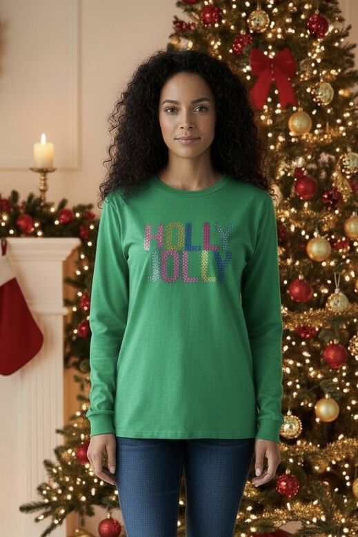 Holly Jolly LS Tee