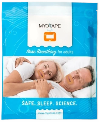 Myotape Gezonde Nachtrust 90 strips - Anti Snurkstrips - Neus Ademhaling - Diepe Slaap - Astma & Allergieën Mondpleister