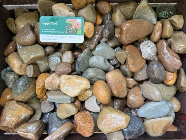#34 River Rock Gravel (per yard)